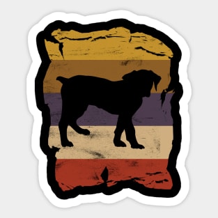 Boerboel Distressed Vintage Retro Silhouette Sticker